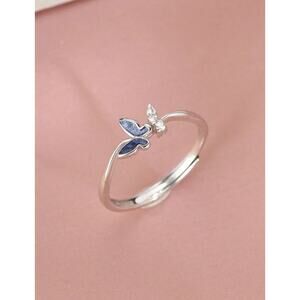 Blue Butterfly Ring, Sweet And Lovely Insect Inspired Jewelry For Forest…